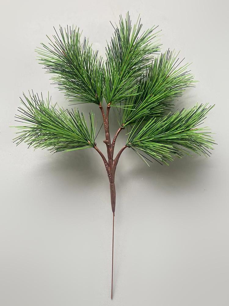 Ramură Artificială de Pin cu Frunze de Arțar și Accente de Chiparos