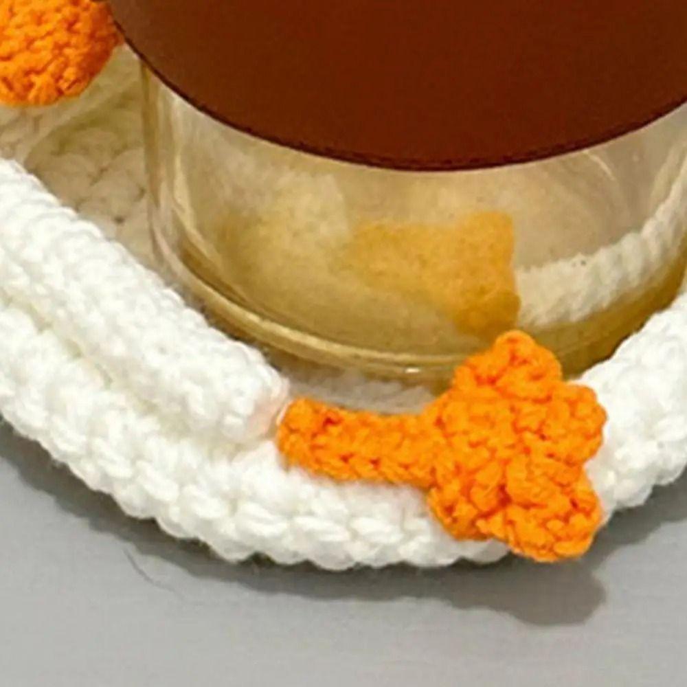 Table Protection Duck Crochet Coasters Heat-resistant Turtle Shaped Drinks Placemat  Kitchen