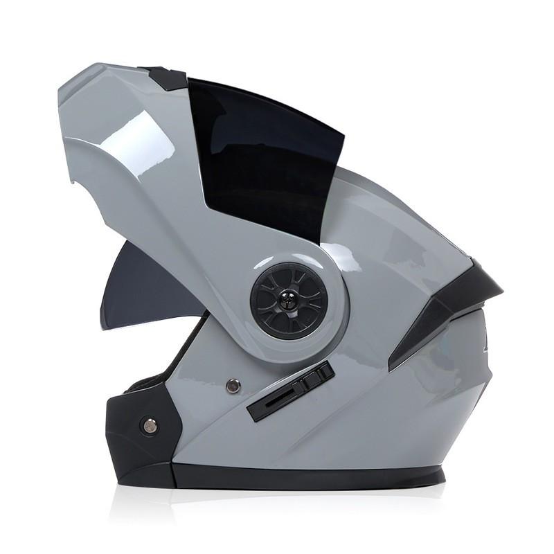 Modular Flip-Up Motorcycle Helmet With Dual Visors All-Season Riding Street Touring Commuting