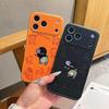 Compatible Cartoon Shin-chan Laser Phone Case for Apple 17 Pro Max / 16 / 15 Pro - Personalized Anti-fall Design for iPhone 14 Pro