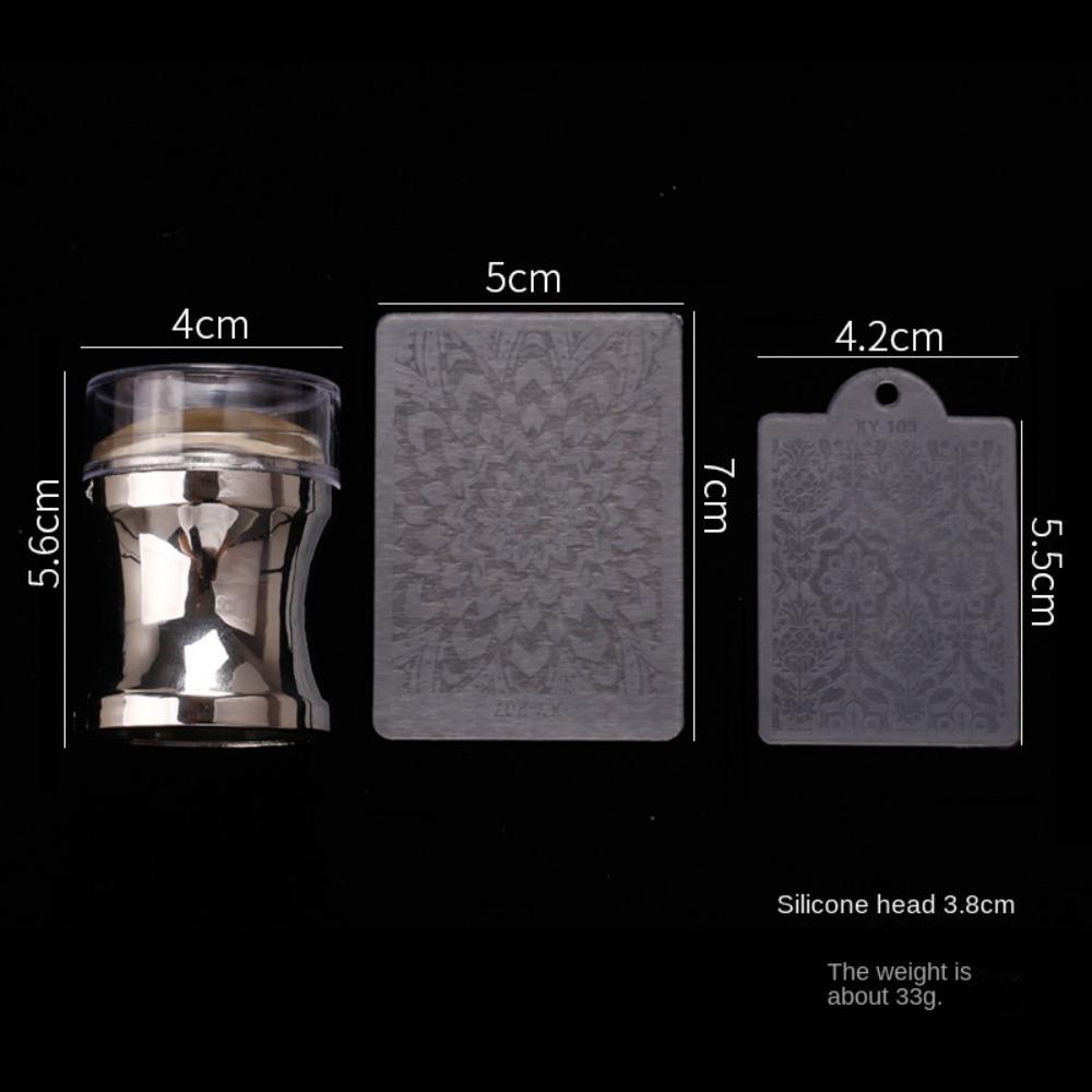 DIy Nail  Printing Tool Silicone Nail Stamper Soft Head Nail Stamp Printing Tool  Nail Art