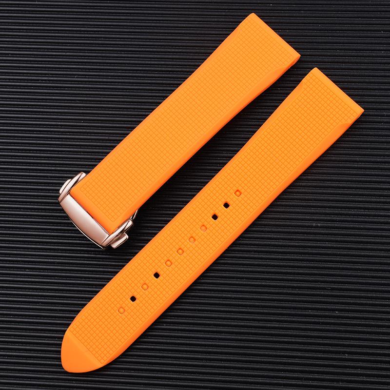 Watchband for Omega Seamaster 300 Speedmaster for 19mm 20mm 21 22mm Rubber Silicone Soft Waterproof and sweat proof Watch Strap