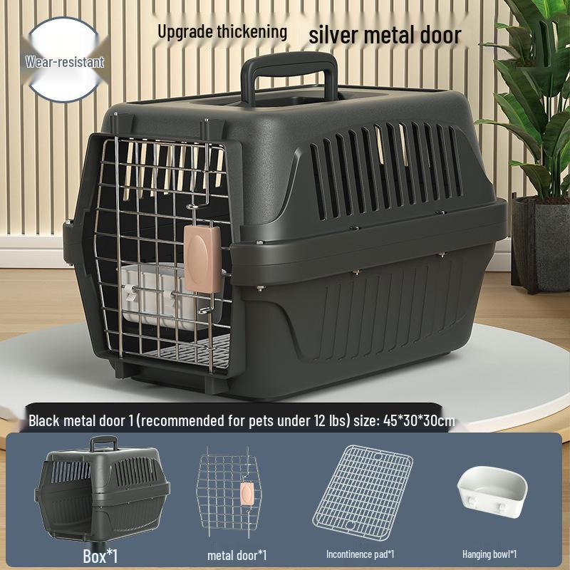 Portable Pet Airline Carrier: Space Capsule Cat Bag & Dog Cage for Small/Medium Pets