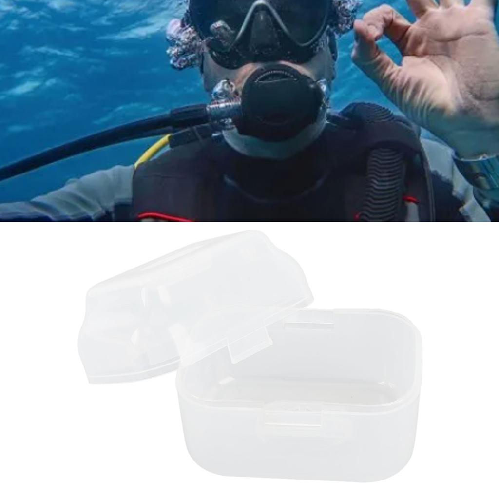 Diving Mouthpiece Storage Box Sturdy Plastics Portable Regulator Mouthpiece Protective Storage Case