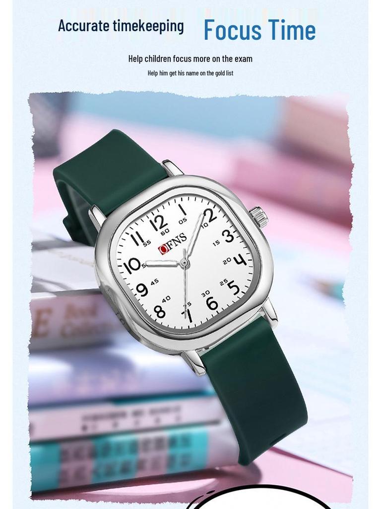 Oufanni Kids' Silent Glow Waterproof Exam Watch