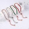 ZHOUYANG Tennis Bracelet For Women Luxury Handy Adjustable 4 Claws Mosaic 4mm Zirconia Rose Gold Color Fashion Jewelry Gift H133