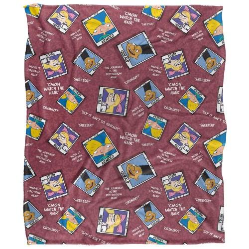 Hey Arnold! Silky Yearbook Supersoft Blanket