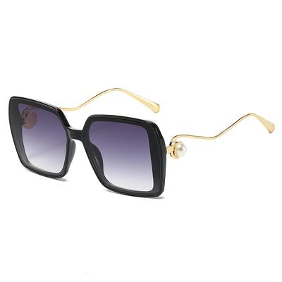 Glasses Women'S Sunglasses High-End Sunglasses Retro Square Large-Frame Glasses
