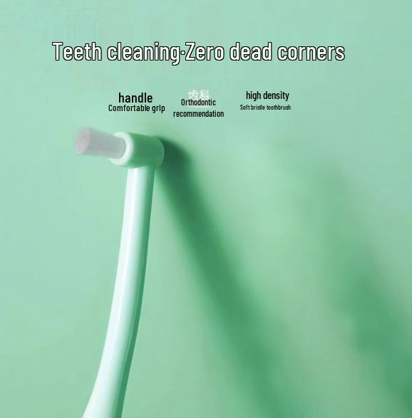 Pointed Interdental Brush for Braces and Wisdom Tooth Cleaning