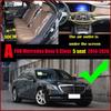 High Quality Anti Dirty Leather Car Floor Mats for Benz S Class W222 2014 2015 2016 2017 2018 2019 2020 Foot Pads Carpet Cover