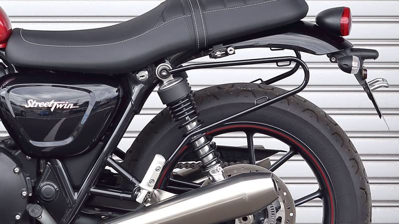 Kijima Díly na motorku Podpěra boční brašny Ocel Bonneville Street Twin Levá strana Černá T100/T120 ('16-) HTR-08006