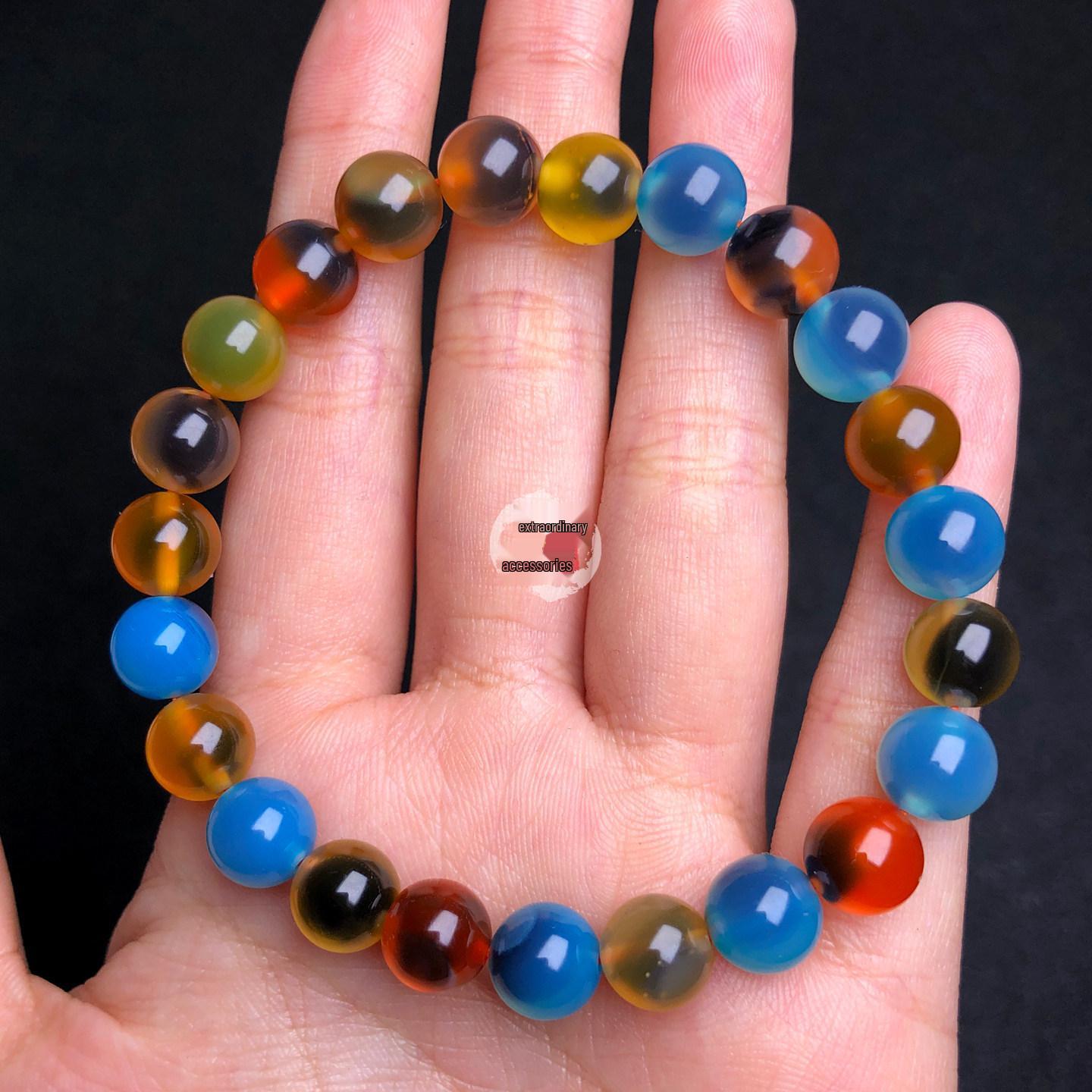 Colorful Agate Candy Heart Beads: Multi-Strand DIY Bracelet Necklace for Men  Women - Handmade Crystal Jewelry Material  Accessories