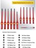 13-Piece Insulated Electrician Screwdriver Set - 1000V, Hardened Chrome Vanadium Steel, Strong Magnetic