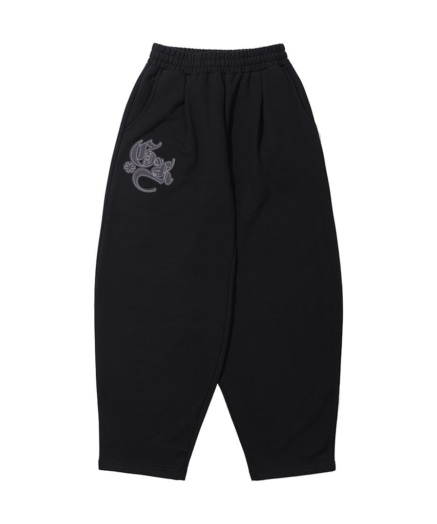 GAKKAI UNIONS Crown Balloon Pants Black