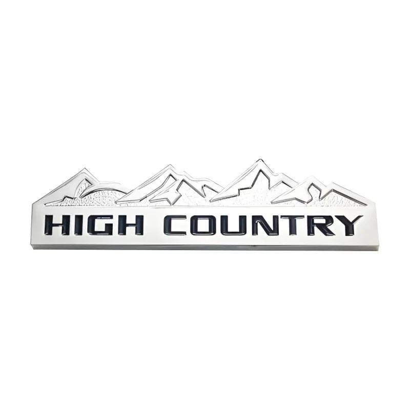 3D ABS Emblem Car Body Rear Trunk Sticker Badge For chevrolet Colorado HIGH COUNTRY malibu XL silverado spark LT Accessories