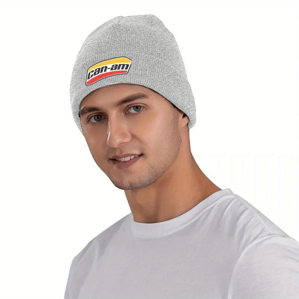 New Can Am Hats Autumn Winter Beanies Street Motor Lover Vehicles Caps Unisex Women Acrylic Knitted Hat