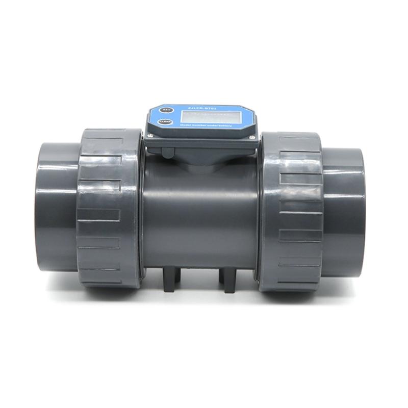 Digital Turbines Flowmeter Suitable For Farm & Garden Irrigation With LCD Display Measure Water Petrol Kerosene Methanol
