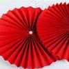 1Set Party Supplies Self-Adhesive Chinese Style Background Wall Paper Crafts DIY Fan Flower Wedding Hanging Festival Decor