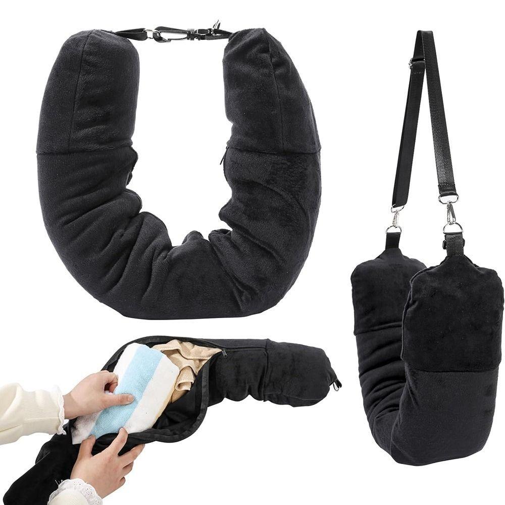 Space-saving Portable Travel Bag Stuff With Clothes Self-filling Travel Pillow Airplane Travel