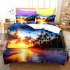 3D Print Coconut Tree Duvet Cover Set King Size Bedroom Set Bedding Ropa De Cama 200x200 Bed Sets For Girl 100% Polyester Fibre