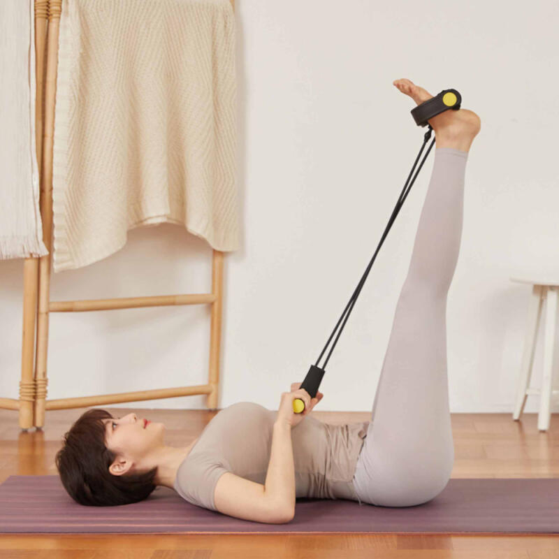 [Dahak] Rowing Band Home Exercise Equipment Black DHLB22 black pink