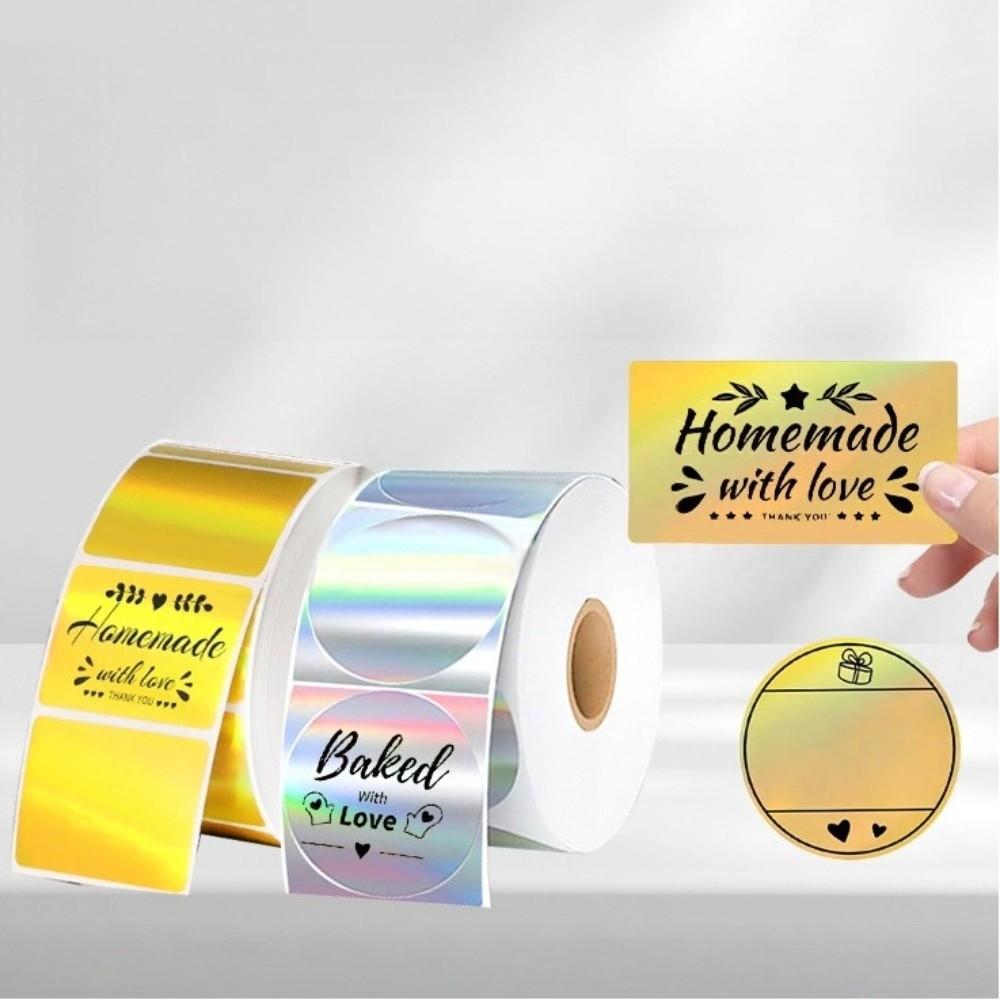 230pcs Portable Thermal Laser Label Paper 40x30 mm Waterproof Rectangular Label Self Adhesive Tear-resistant Printer Paper