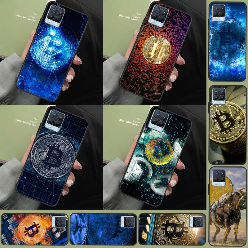 Bitcoin BTC For Realme 11 10 12 13 14 Pro Plus GT 5 6 6T GT7 Pro C67 C61 C53 C51 C21Y C25S C55 C75 Case