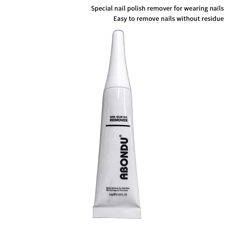 Quick Drying Solid Nail Glue With Remover For Press On Nails Tips No Need For Uv Lamp Long Lasting Fake Nails Glue