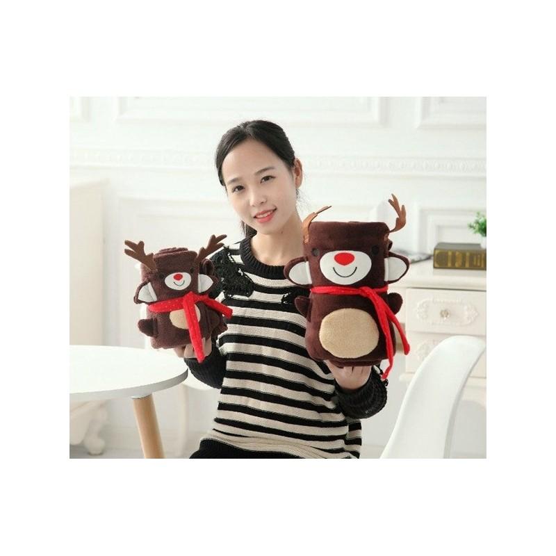 Snowman Plush Throw Blanket For Kids With Lightweight Fiber For Spring And Autumn Use