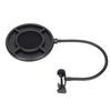Microphone Filter Double Layer Metal Mesh 360 Degrees  Rotation Compact MiC Accessories for Recording Enthusiasts