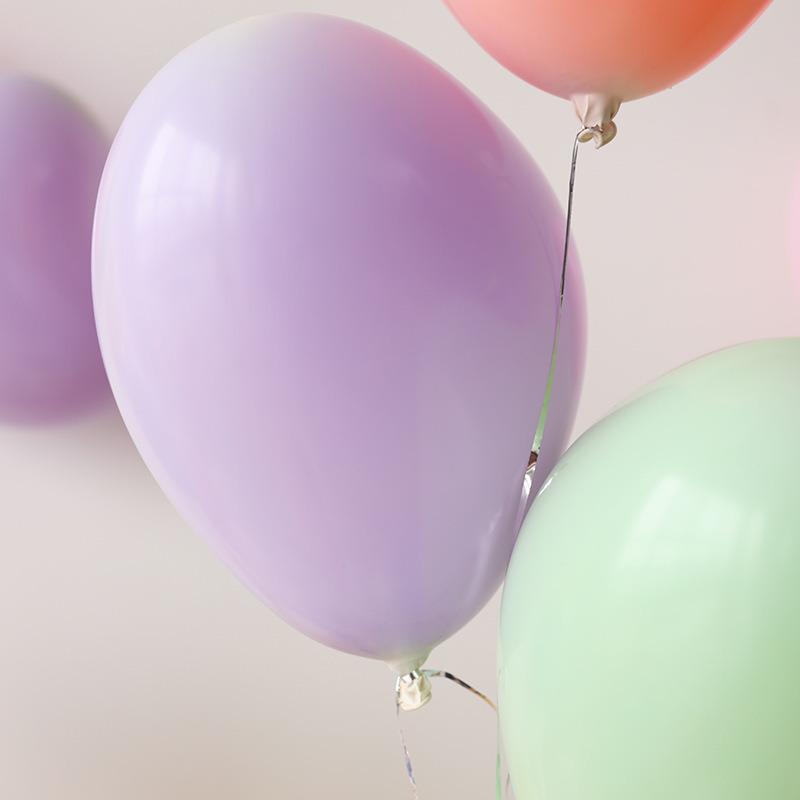 Heart-Shaped Macaron Matte Balloons - Romantic Wedding & Party Decorations