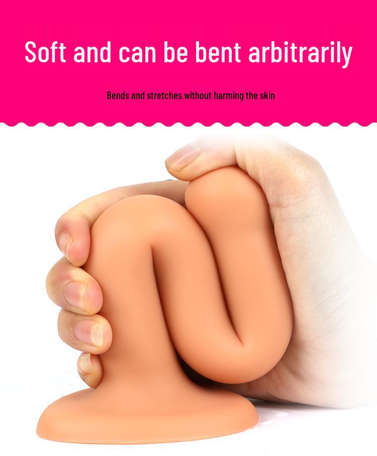 Silicone Glans Dildo: Realistic Insertable Toy for Women's Pleasure