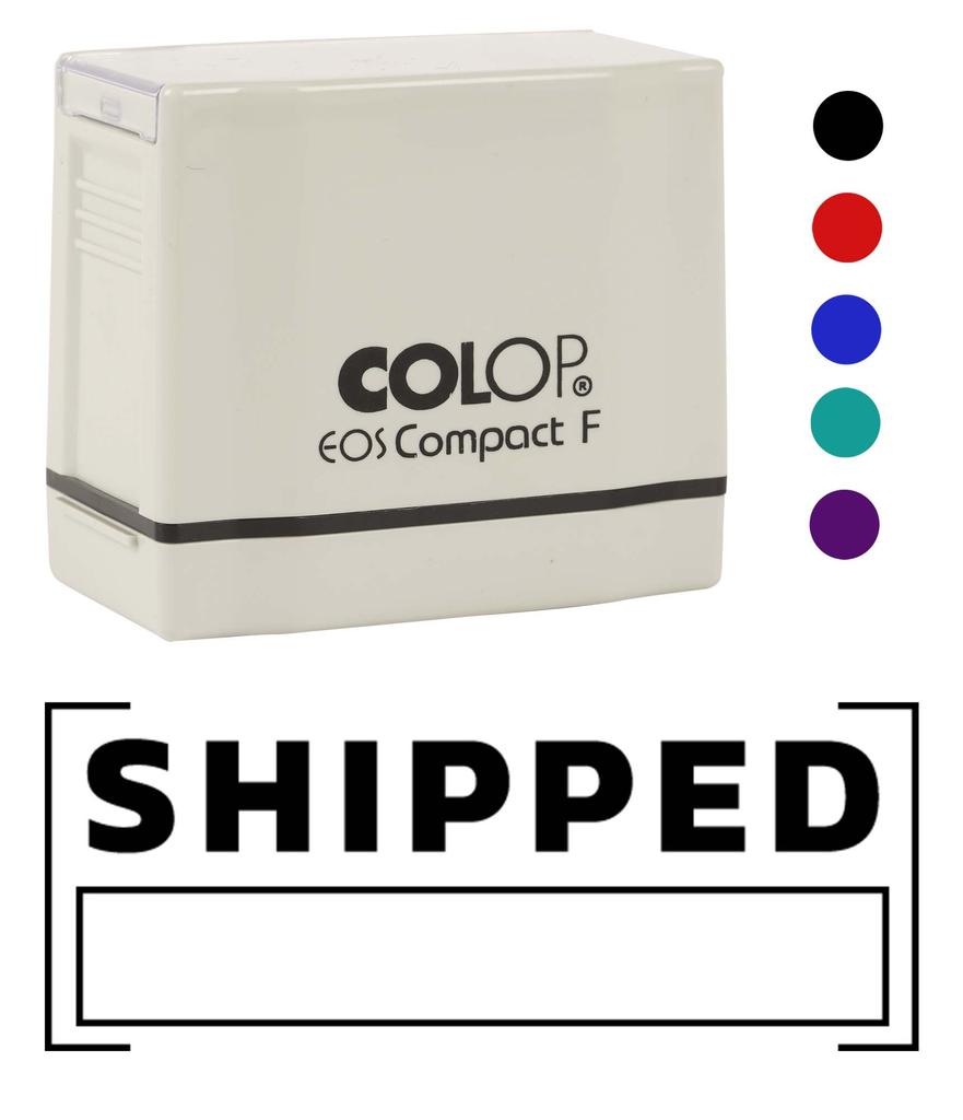 Printtoo Shipped Self Inking Rubber Stamp Pre-Inked Office Stamp- Home Office Business Stationery, 47 X 20 Mm