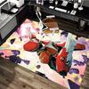 1pc Power Rangers Red Ranger Anime Cartoon Design Office Chair Mat Non-Slip Carpet for Home Decor, Suitable for All Seasons, Ideal as a Gift.Y068