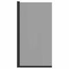 Black Shower Screen 68 X 130 Cm Tempered Glass