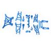 110 RC Metal Upgrade Accessories for TRAXXAS RC Front Rear Suspension Arm Steering Cup Kit for