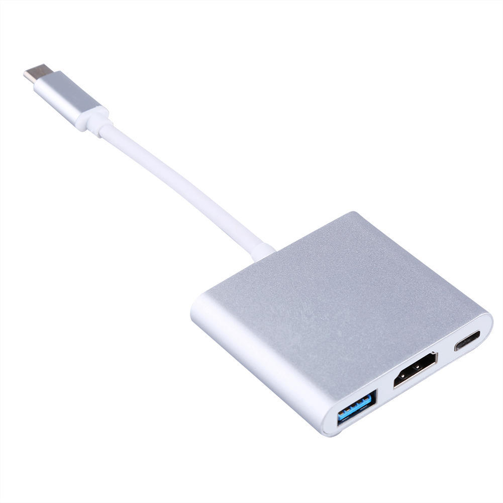 

3 в 1 USB 3.1 Type C на HDMI USB 3.1 цифровой многопортовый адаптер с зарядным устройством порт для зарядки
