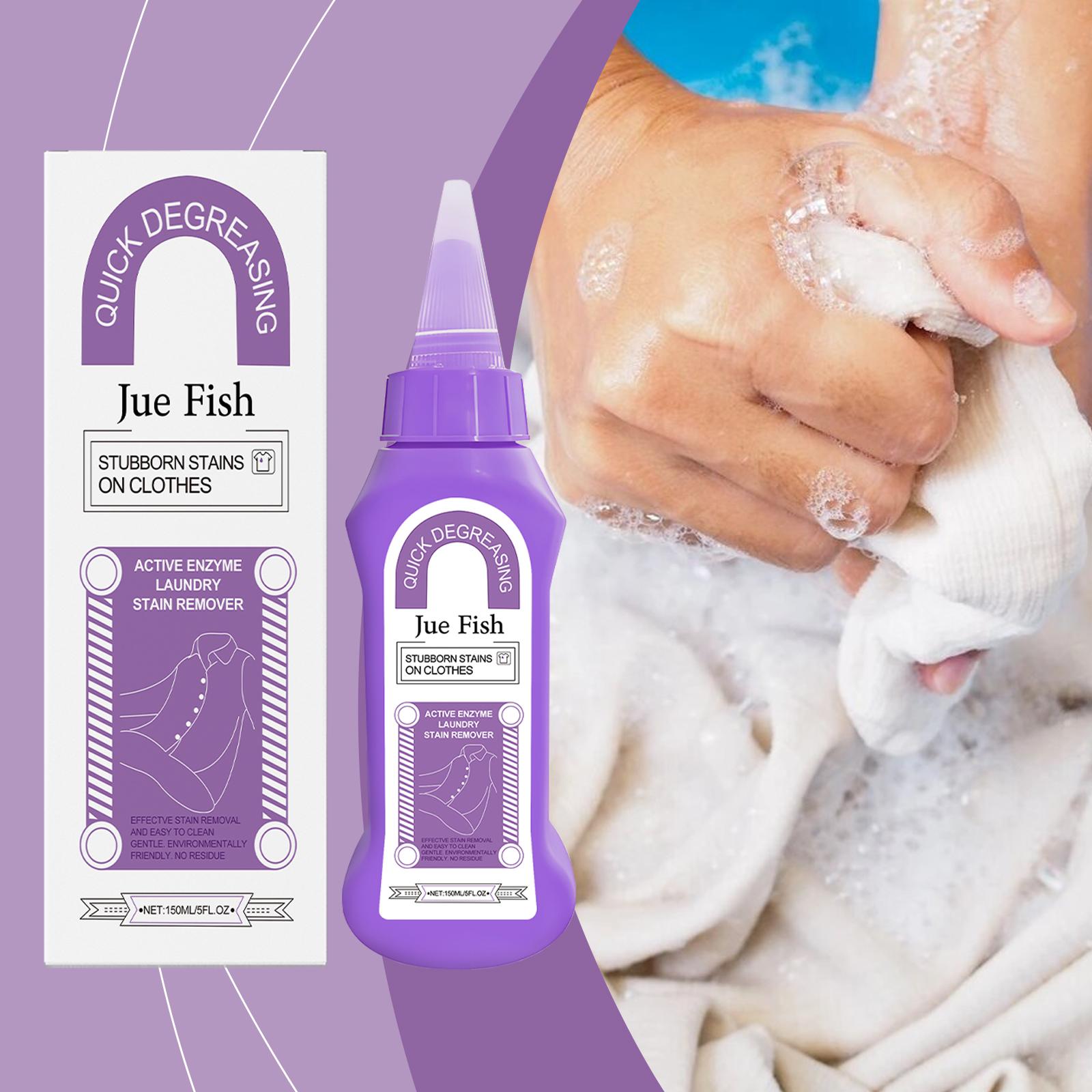 

Active Enzyme Laundry Detergent - Powerful Stain Remover for Clothes, Deep Clean Formula, Long Lasting Freshness 150ml