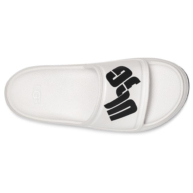 UGG Wilcox "Chopped" Logo Slides 1129111-WHT