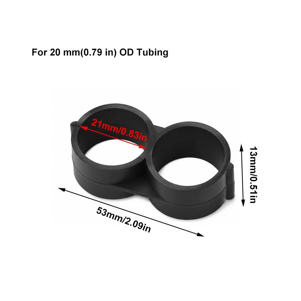 100Pcs Black Drip Tubing End Closure for 16 Mm OD Tubing Irrigation Tube End Fitting  Lawn Watering