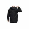 adidas Solid Color Hooded Zip-Up Jacket for Men, Black