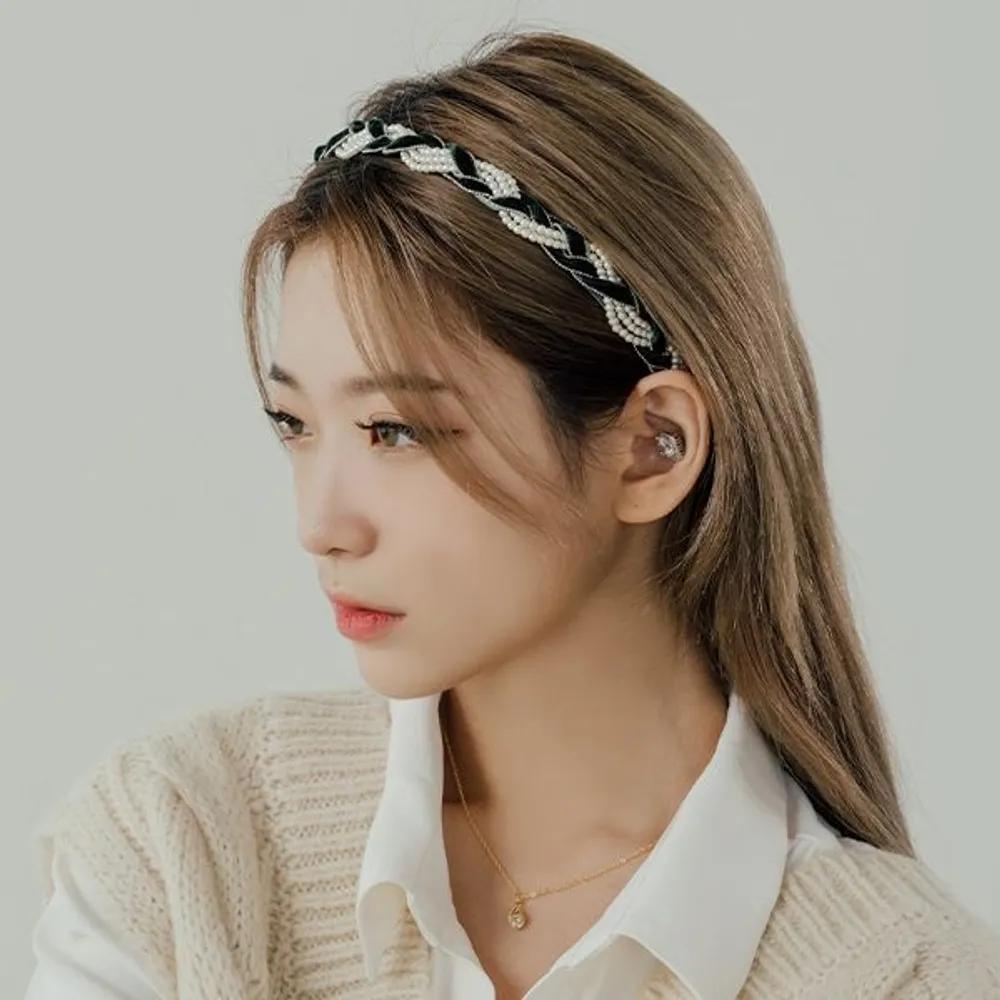 Handmade Tweet Hairband (21HB026) Ivory