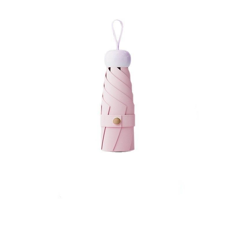 Parasol Small Portable 50% Umbrella Sunscreen Umbrella Women's Sunscreen Umbrella UV Protection Lightweight Color Glue Sun Umbrella