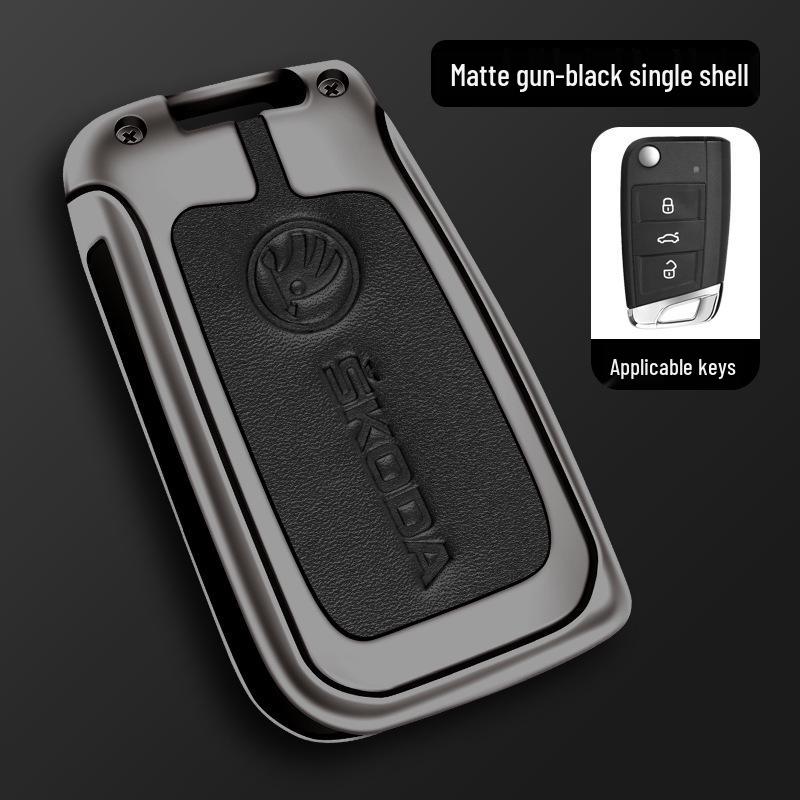 Skoda Key Case for Octavia, Fabia, Kamiq, Superb, Kodiaq, Karoq - Protective Shell