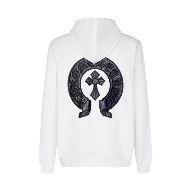 Chrome Heart Pure Cotton Terry Zip-Up Hoodie with Hood
