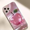 Pink Crystal Anti-Drop Transparent Case for iPhone 14-17 Pro Max Series