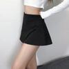 European and American summer sexy solid color hip hugging short skirt for women