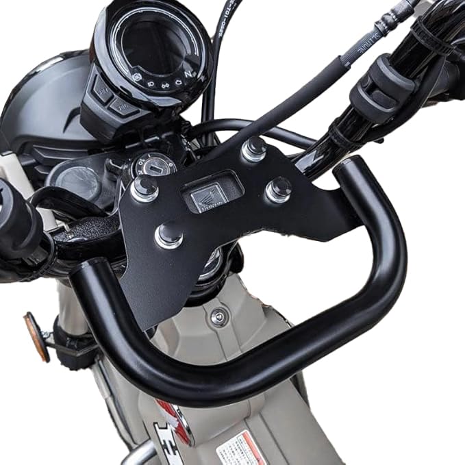 CustomGEAR Black Steel Top Bridge for CT125 Hunter and Bag Mounting Compatible CT-016 Multi-Bar Cub, Smartphone, Navigation,