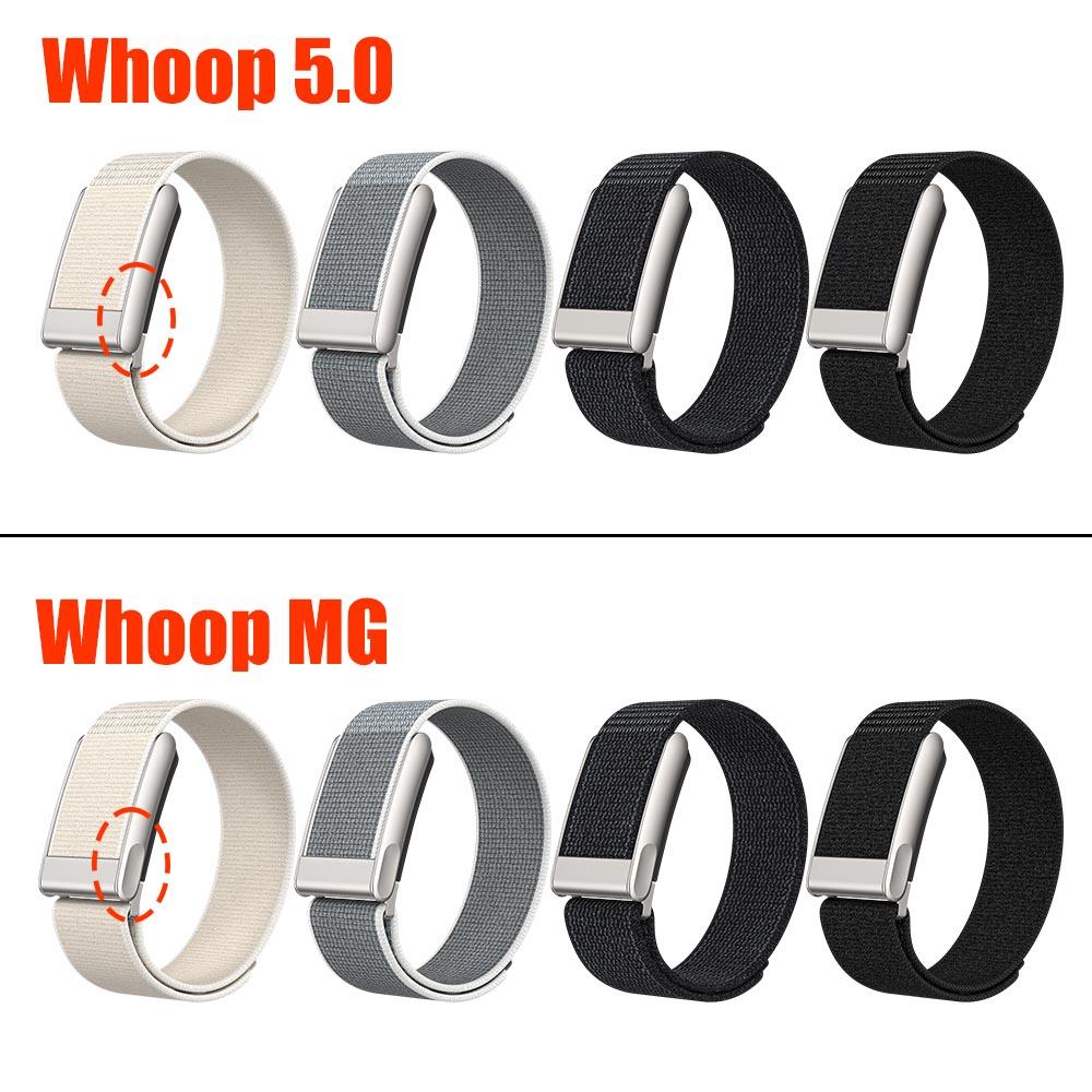 For Whoop 5.0/MG Straps Nylon Strap+FRAME Fitness Tracker Nylon Wristband Replacement Breathable Bracelet for Whoop 5.0/MG Band
