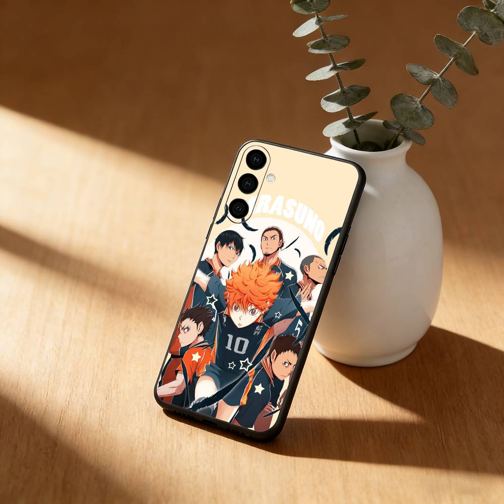 Anime H-haikyuu wallpaper Phone Case For Samsung GalaxyA13,21s,22,31,32,52,53,71,72,73,Soft Black Cover